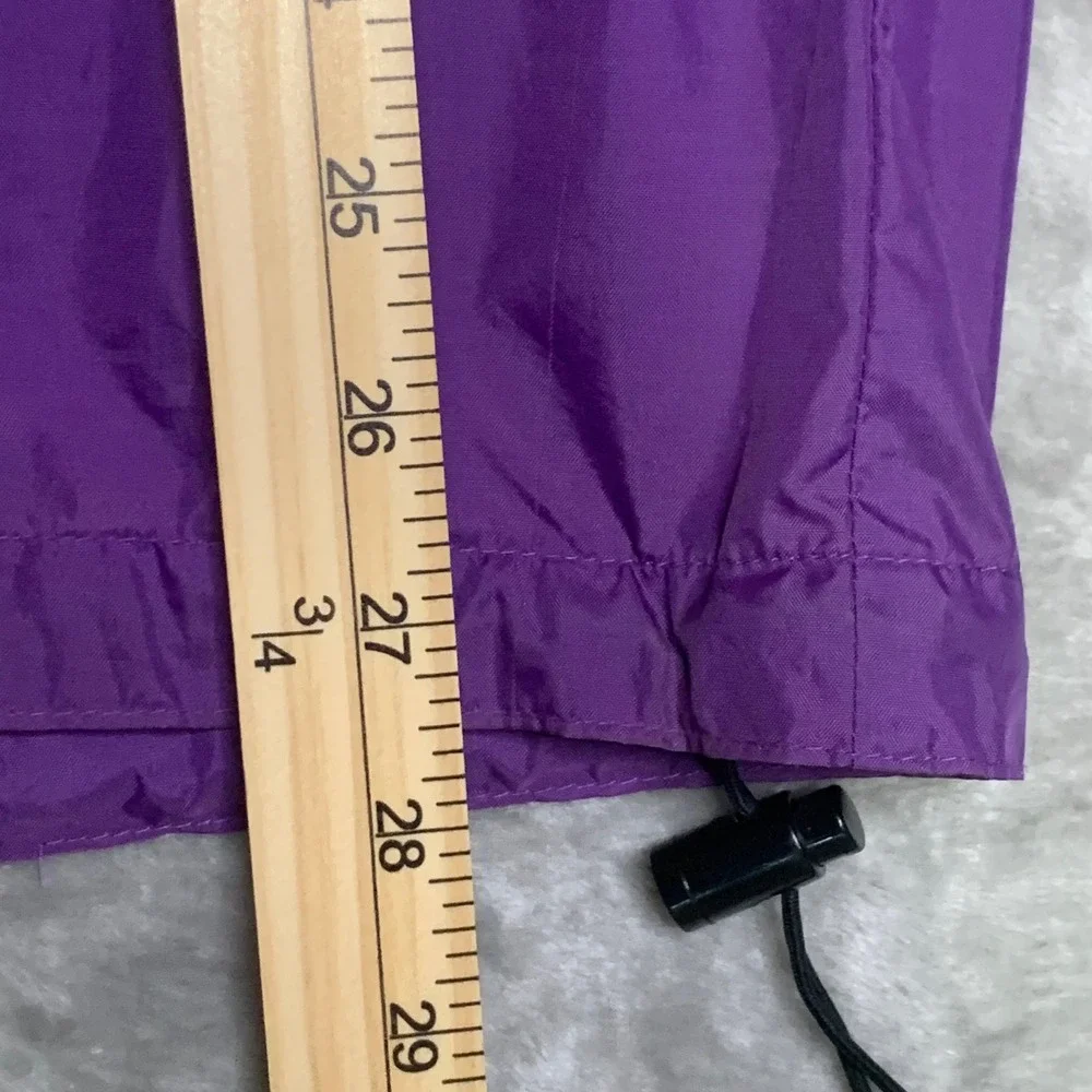 Sierra Designs Windbreaker Jacket Anorak VTG Purple Nylon Half Zip Hooded Mens M